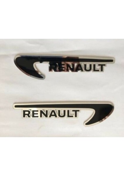 Renault Megane Nikelaj Krom Sağ Sol Venti 2 Adet Plastik