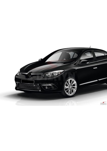 S-Dizayn Renault Fluence Krom Ön Tampon Çıtası 4 Prç. 2013-2016 Makyajlı modelleri