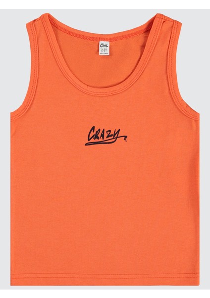 Erkek Çocuk 2'li Atlet Set 2-10 Yaş Turuncu fiyatları