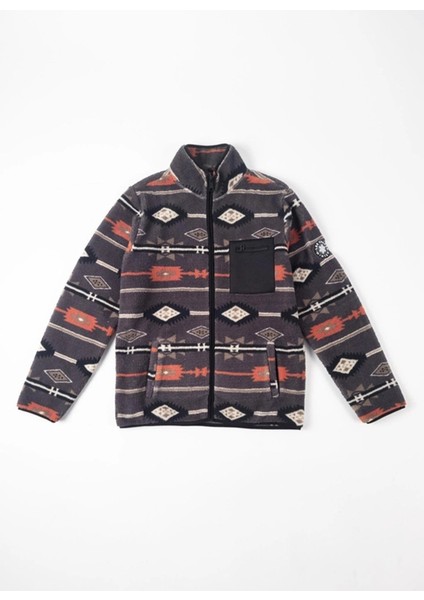 Gri Erkek Sweatshırt 251 Lcm 241061 Folks Gri Desenli