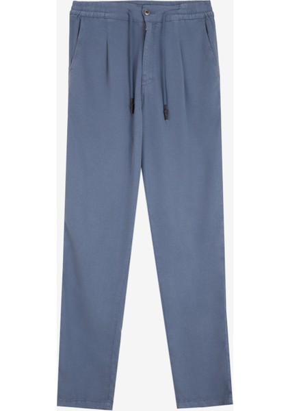 Normal Bel Regular Fit Indigo Erkek Chino Pantolon W221266TF Regular Indigo
