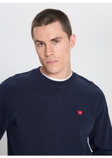 Fermuarlı Yaka Relaxed Lacivert Erkek Kazak L242496410 Lacivert Kazak fırsatları