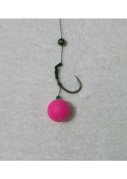 Gezer ( Inline ) Kurşunlu Leadcore'lu Sazan Rig Takımı ( 14 mm Pembe Pop Up )