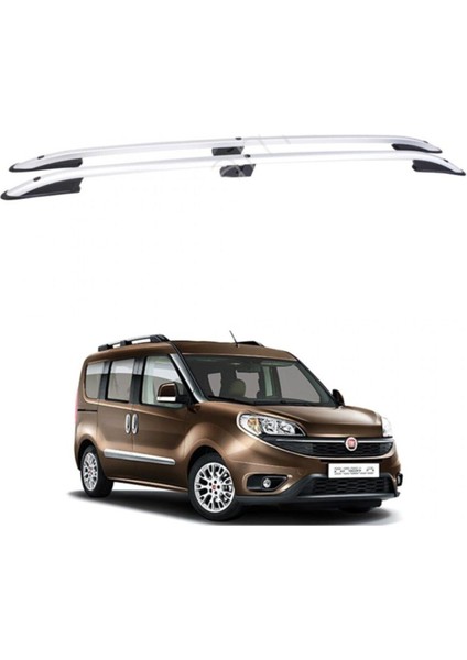 Fiat Doblo 3 Gri Renk 2015-2021 Tavan Çıtası Orjinal Ürün Port Bagaj Roof