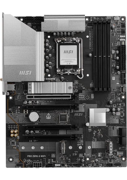 Pro Z890-S Wıfı Ddr5 8600(OC) DVI HDMI Atx