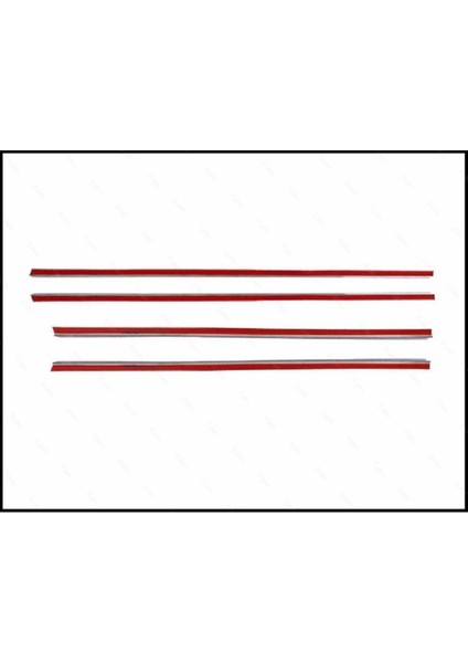 Renault Clio 3 Symbol Krom Cam Çıtası 4 Prç. 2005-2012 fırsatları