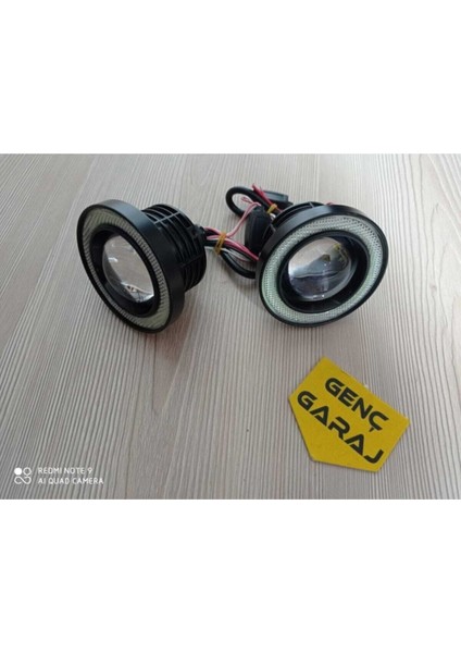Beyaz Angel Sis Farı 76 mm Üniversal Mercekli Sis Sağ-Sol fırsatları