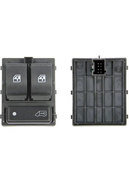 31126 Cam Açma Anahtarı Sol Çiftli Kilit Düğmeli Siyah Fiorino- Doblo-Ducato Ym Bipper-Nemo 735461275