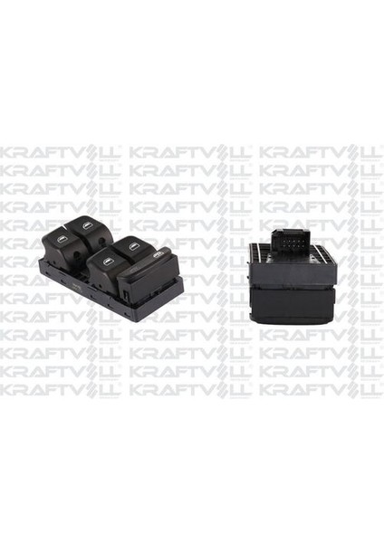 04050037 Cam Açma Kapama ve Emniyet Kilit Anahtarı Dörtlü A4 13-15 A5 12-Q5 13- 8K0959851D