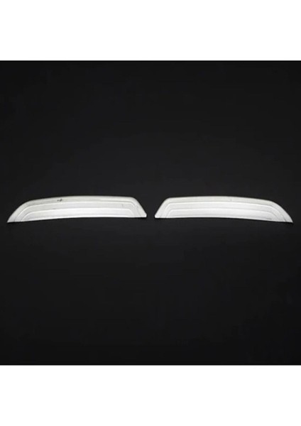 Nissan Qashqai Arka Difüzör 2017 ve Sonrası 2 Parça Paslanmaz Çelik