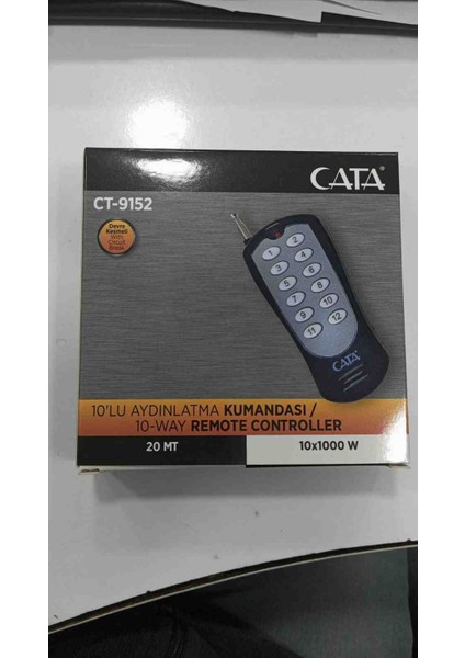 10 Lu Cata Avize Kumandası