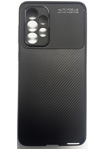 Samsung A33 Karbon Görünümlü Dayanıklı Lüx Silikon Kılıf