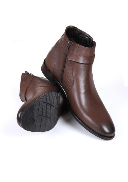 Erkek Klasik Bot Hakiki Deri Ayakkabı 075K22E40616 fırsatları