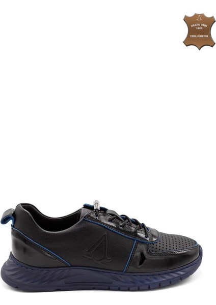 Hakiki Deri Kadın Sneaker Ayakkabı 082Y24K11603
