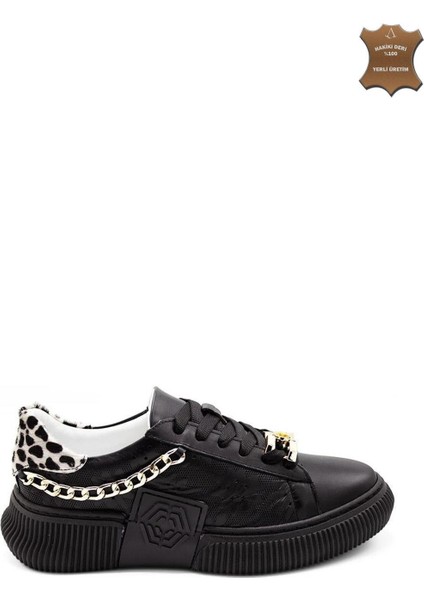 Kadın Sneaker Hakiki Deri Ayakkabı 107Y24K12300