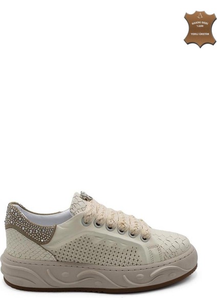 Kadın Sneaker Hakiki Deri Ayakkabı 107Y24K12302