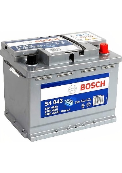 BOSCH 12V 62AH 62 Amper Akü S4 540CCA 60 Amper Uyar 60AH Ye Uyar Eski Iadesiz Güncel Tarihli 2YIL GARANTİ fiyatları