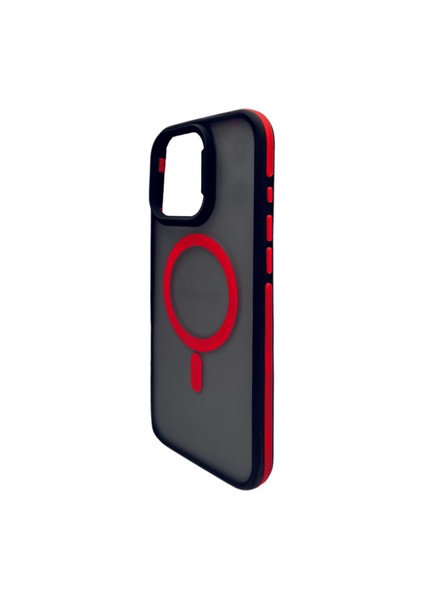 Apple iPhone 16 Pro Max Uyumlu Renkli Magsafe Arka Koruma Kılıf