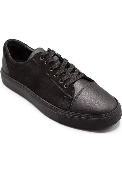 Erkek Sneaker Hakiki Deri Ayakkabı 082Y24E40721