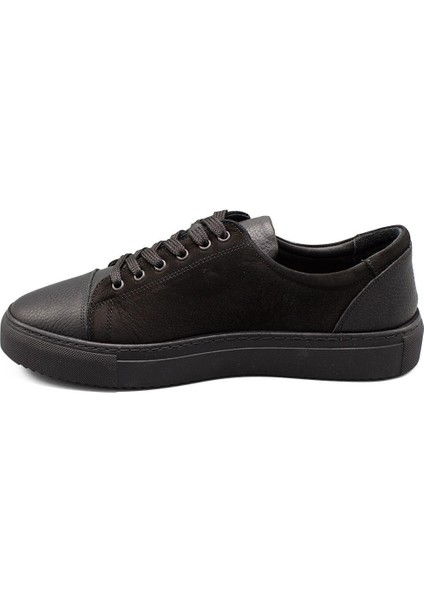 Erkek Sneaker Hakiki Deri Ayakkabı 082Y24E40721
