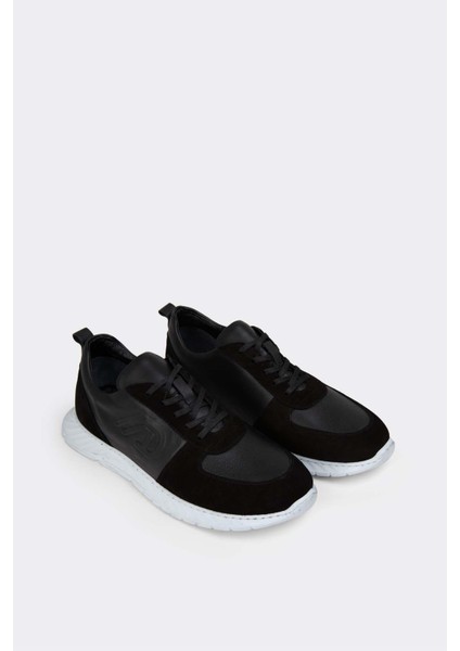 Erkek Sneaker Hakiki Deri Ayakkabı 082Y24E40709