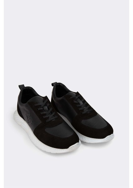Erkek Sneaker Hakiki Deri Ayakkabı 082Y24E40710 fiyatları