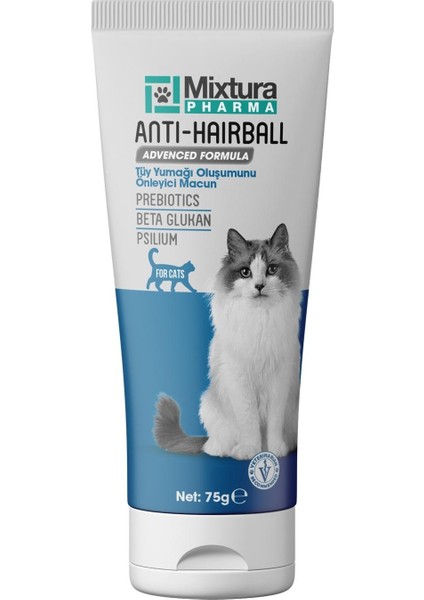 Anti-Hairball Kedi Tüy Yumağı Önleyici Malt Macun (Tüy Yumağı Oluşumunu Önleyici)