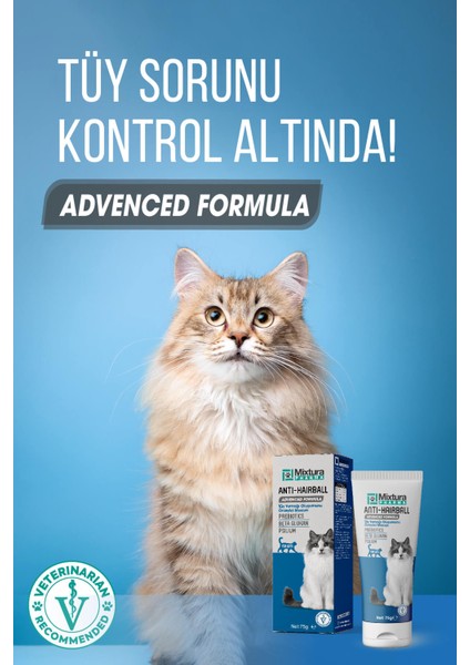 Anti-Hairball Kedi Tüy Yumağı Önleyici Malt Macun (Tüy Yumağı Oluşumunu Önleyici)