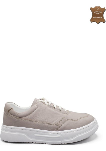 Erkek Sneaker Hakiki Deri Ayakkabı 082Y24E40729