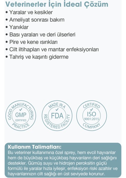 Silver Drop Nano-Gümüş Dezenfektan Damla Sprey – Kedi ve Köpek Temizleme Spreyi indirimleri