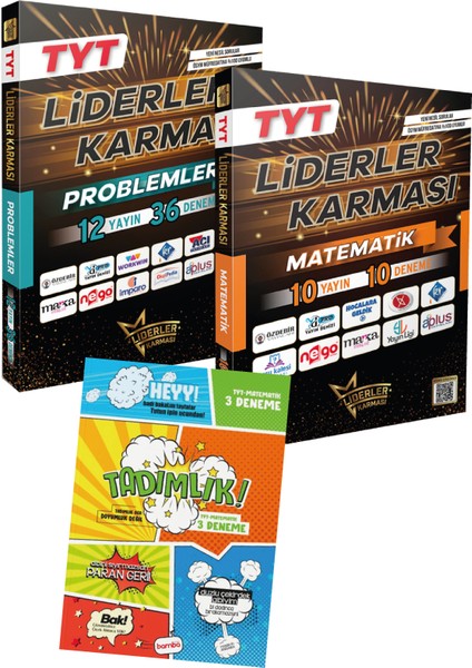 TYT Matematik - Problemler Branş Deneme Seti +3 Matematik Deneme