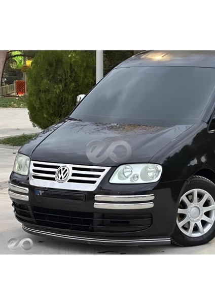 Vw Caddy Krom Tampon Kaşı 4 Prç. P.çelik 2004-2010 Arası