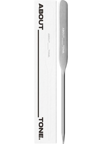 Paslanmaz Çelik Viral Makyaj Uygulama Spatulası About Tone Spatula