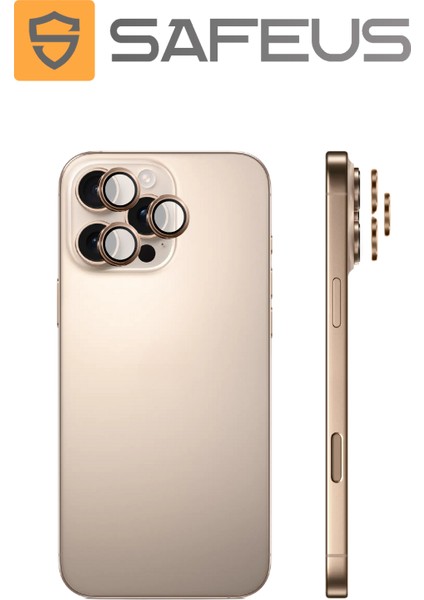 iPhone 16 Pro Max 9h Safir Temperli Kamera Lens Koruyucu