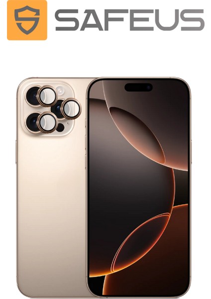 iPhone 16 Pro Max 9h Safir Temperli Kamera Lens Koruyucu
