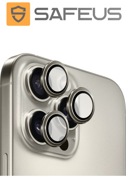 iPhone 16 Pro Max 9h Safir Temperli Kamera Lens Koruyucu
