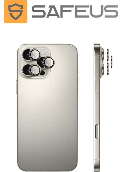 iPhone 16 Pro Max 9h Safir Temperli Kamera Lens Koruyucu