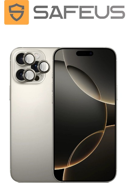 iPhone 16 Pro Max 9h Safir Temperli Kamera Lens Koruyucu