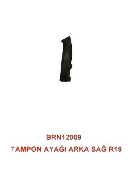 009 Tampon Ayağı Arka Sağ Renault 19 7702253269