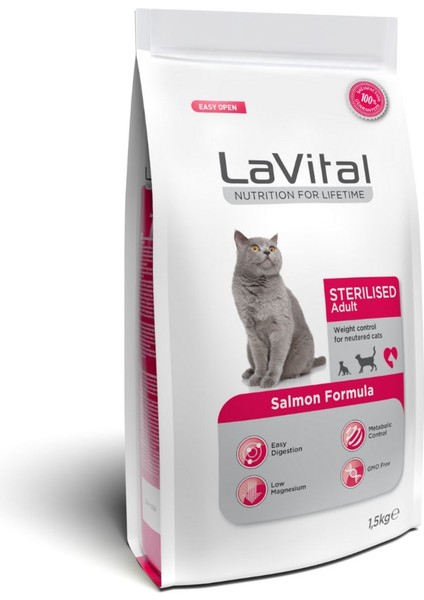 Somonlu Premium Kısır Kedi Maması 1.5 kg - 7 Adet