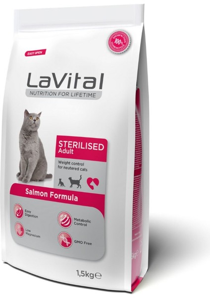 Somonlu Premium Kısır Kedi Maması 1.5 kg - 7 Adet