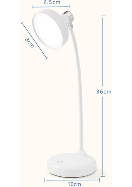 36 cm Modern Masa Lambası Fele x ible Boyun Tasarımı Oturma Odası Başucu Lambası Restoran Bar Masa Lambası USB Şarj Edilebilir Masa Lambası 1978