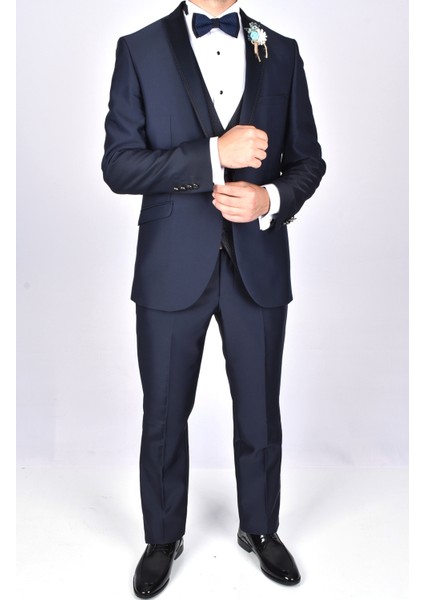 1227 Manzetti Slimfit Damatlık/lacivert/46 fiyatları