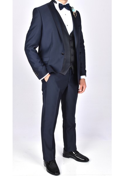 1227 Manzetti Slimfit Damatlık/lacivert/46 modelleri