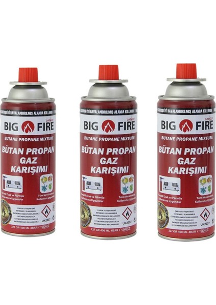 Power 227GR. Valfli Gaz Kartuş 3 Adet