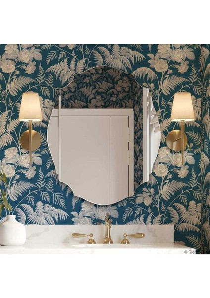 Asimetrik Ayna / Asimetrik Banyo Aynası / Ayna Dekoru / Salon Aynası / Makyaj Aynası