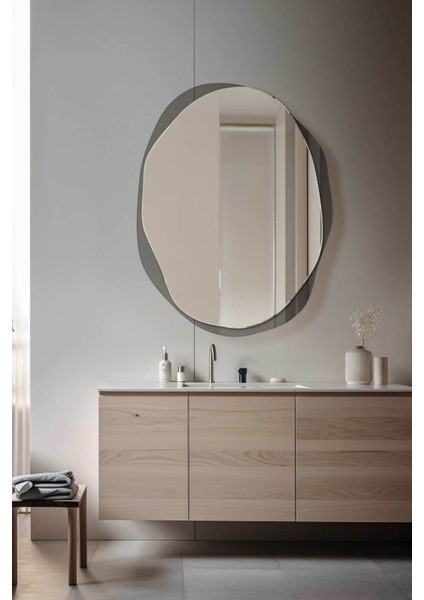 Asimetrik Ayna / Füme Ayna / Ikili Ayna / Düzensiz Ayna / Dekoratif Ayna / Salon Aynası