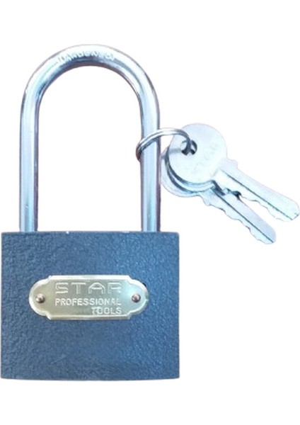 Asma Kilit 63MM Gri Uzun