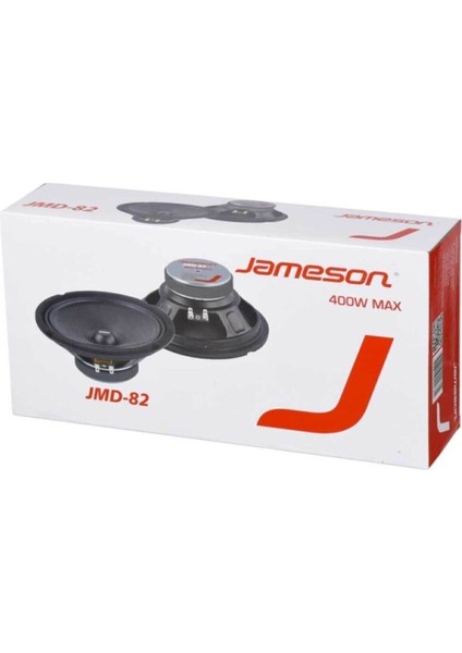 20 cm 8'' 400W Midrange Oto Hoparlör 2 Adet Jmd-82 fırsatları