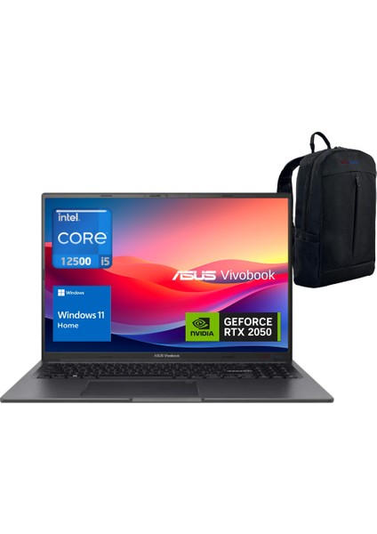 Vivobook K3605ZF Intel I5-12500H 16GB 1tb SSD Geforce® Rtx 2050 4gb 16" Fhd 120HzWindows 11 Home Dizüstü Bilgisayar - Webzone Çanta WZ03